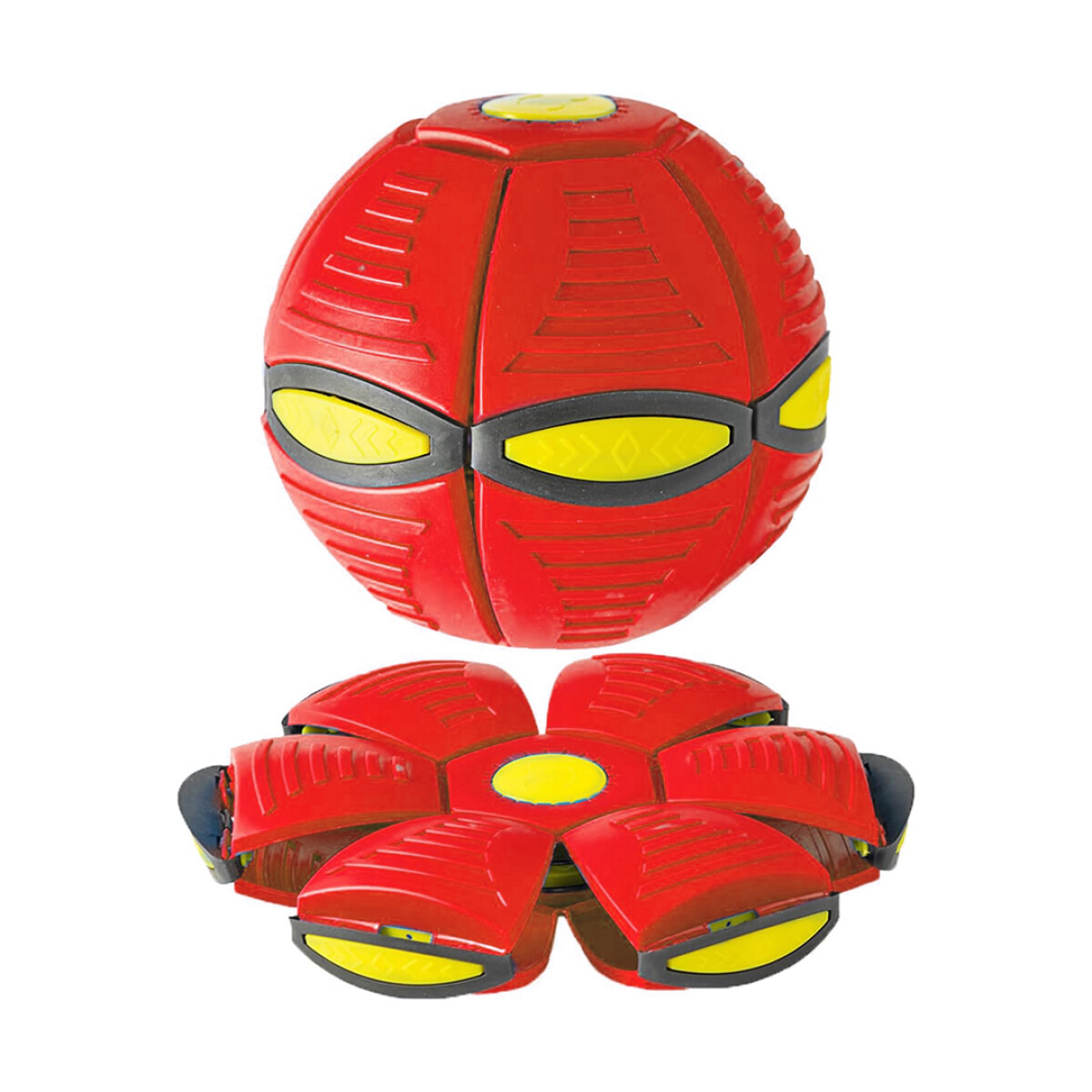 Pelota Mágica Disco Volador Con Luz - ROJO 