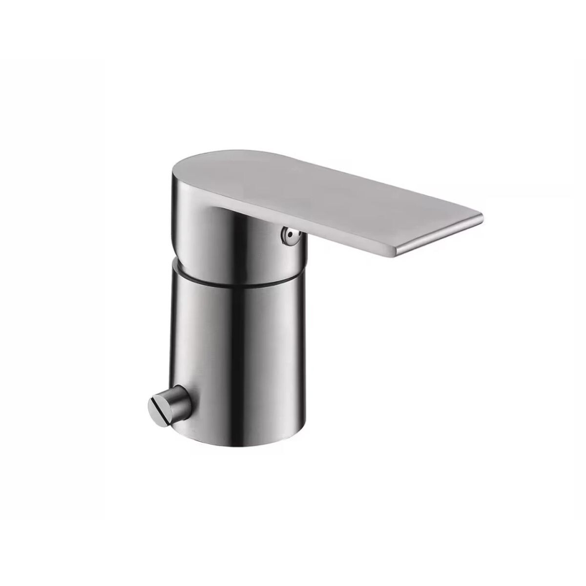 Grifería De Bidet Monocomando Con Transferencia Loft Gris Satinado 