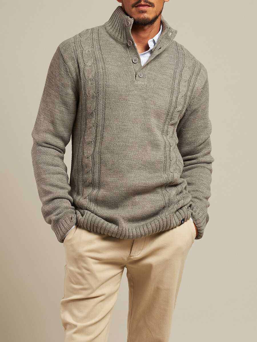 SWEATER TRAFUL POLANCO - Gris 