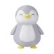 Juguete pingüino mascota latex gris