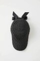 Cap rafia negro