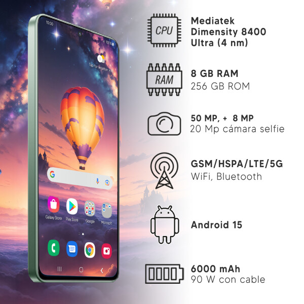 Xiaomi Poco X7 Pro 8/256 Gb 5g CEL XIAOMI POCO X7 PRO 8/256 5G VERDE