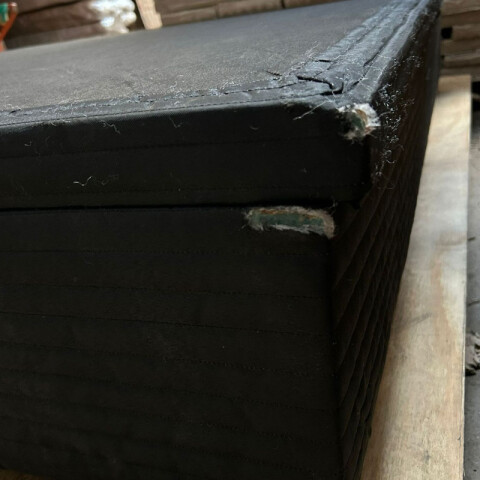 [OUTLET] BASE BOX BAUL 2 PLAZAS - 138 x 188 x 35 cm - Estructura Madera Maciza - Negro [OUTLET] BASE BOX BAUL 2 PLAZAS - 138 x 188 x 35 cm - Estructura Madera Maciza - Negro