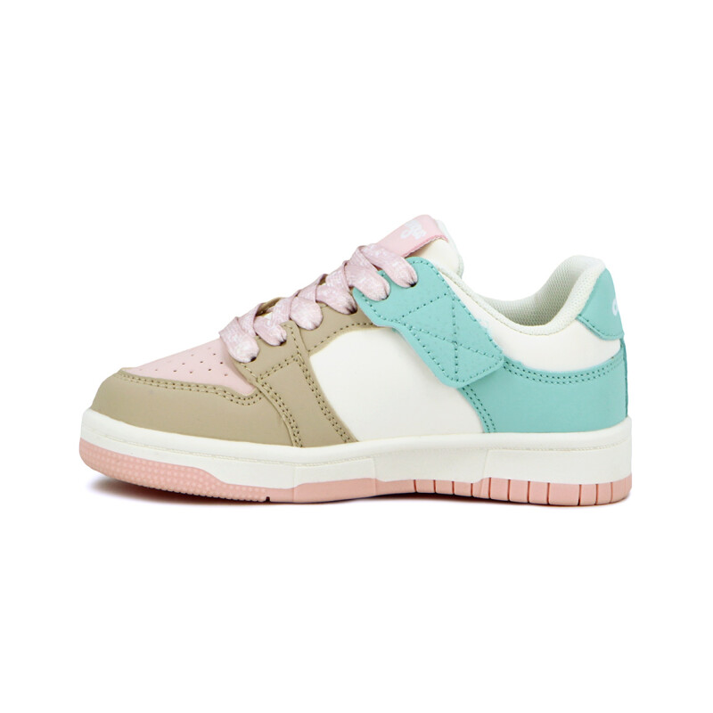 Angus Champion Niña Acordonado Happy - Beige/rosado Beige-rosado