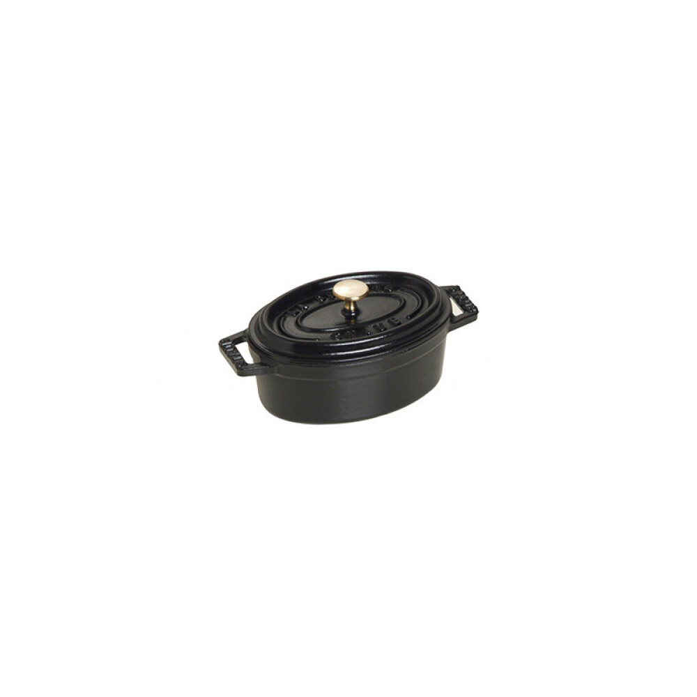 STAUB MINI COCOTTE OVAL NEGRA 11 cm STAUB MINI COCOTTE OVAL NEGRA 11 cm