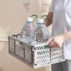 Caja de almacenamiento plegable grande gris