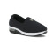 Modare Zapato Casual Feminino Lycra Viena Protection/enfeite Negro-oro