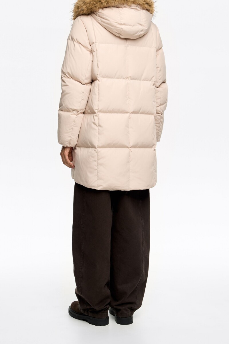 ABRIGO ACOLCHADO Marfil