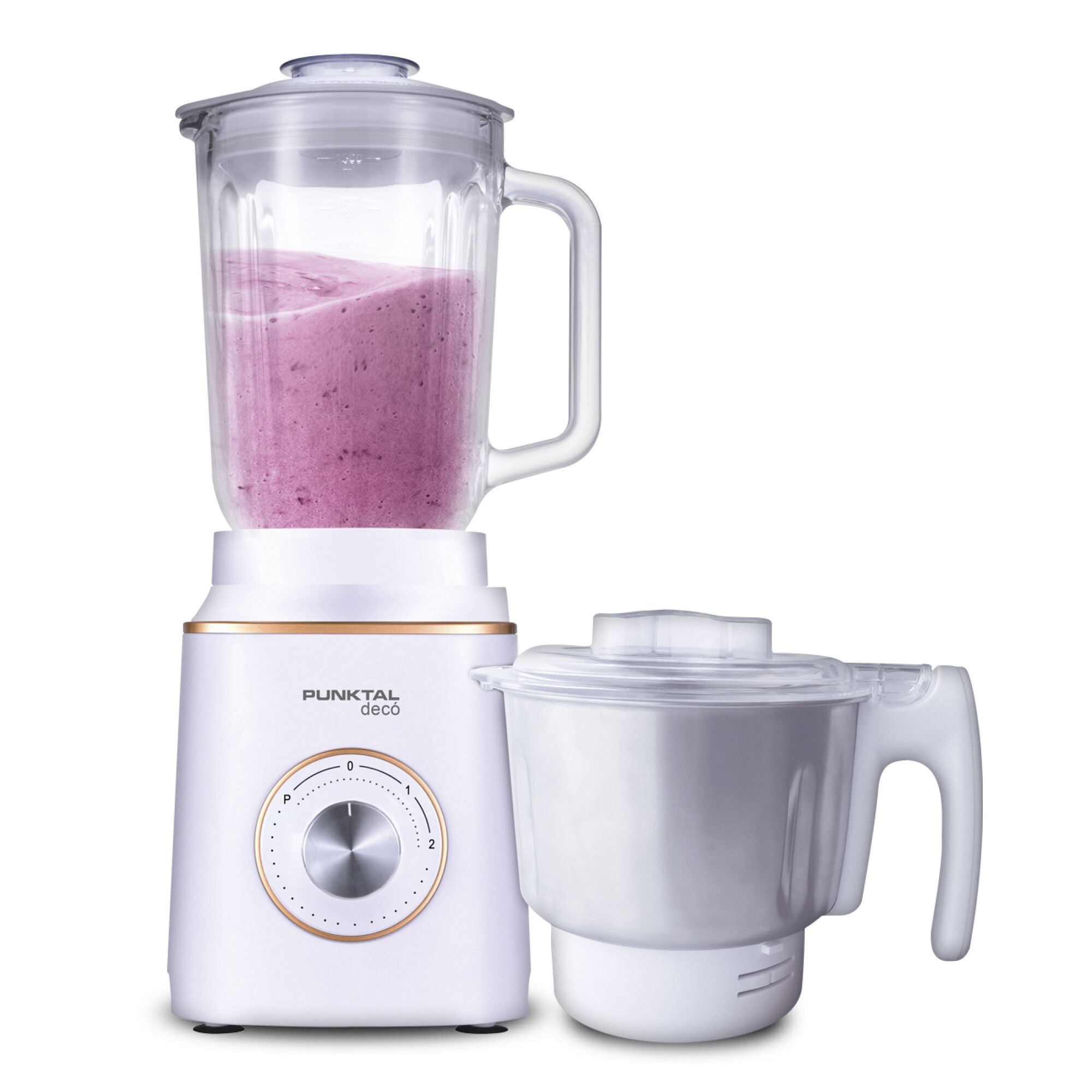 Licuadora Punktal PK 292LI Vaso Vidrio Accesorio Picador Universo Binario