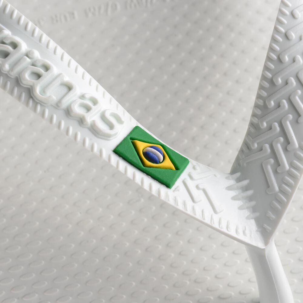 Sandalias Havaianas Brasil Unisex Blanco