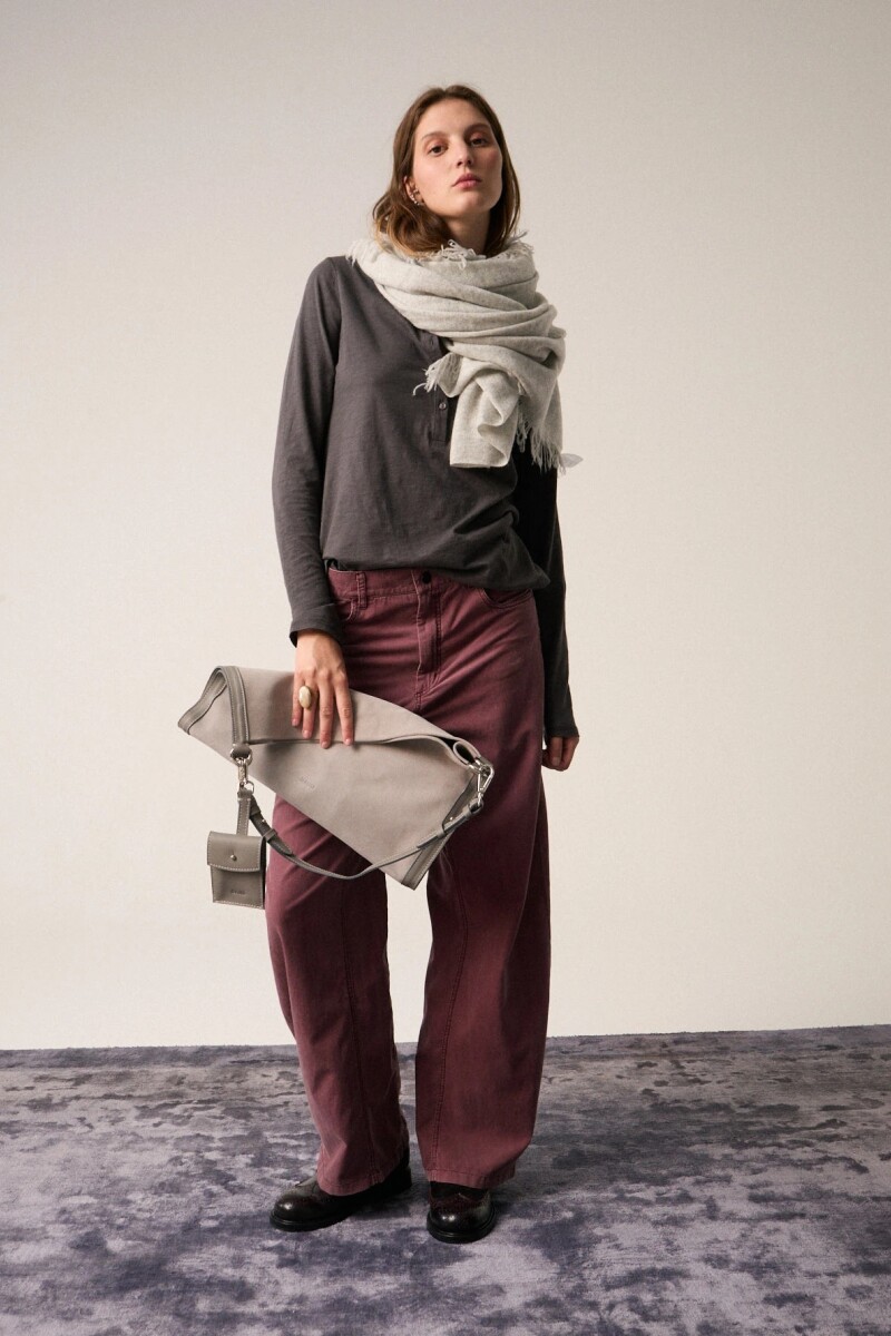 PANTALON BOY WASH Bordo