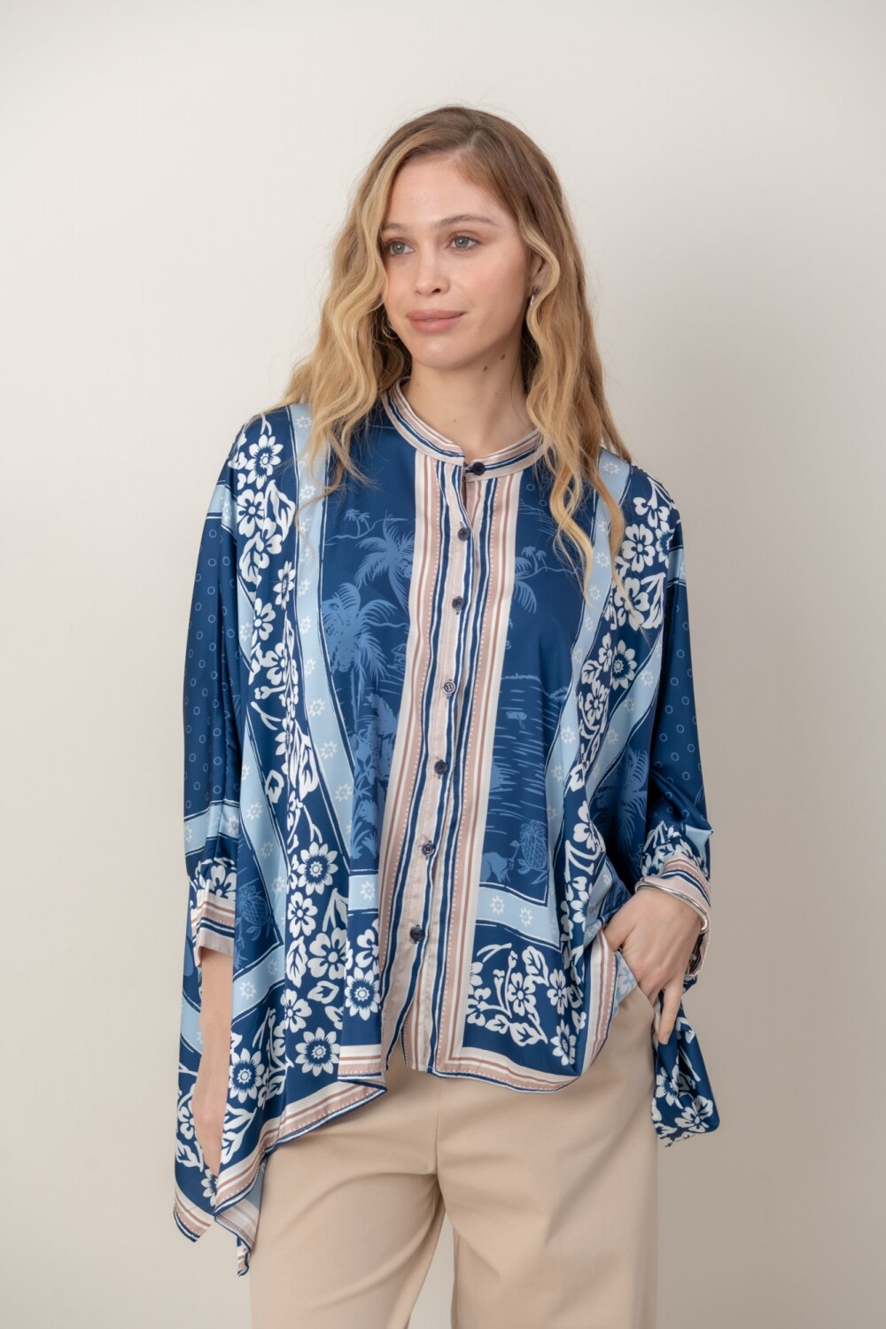 CAMISA PALMAR Azul