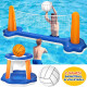 Inflable Piscina Set Red Voley Y Aro Basket Sin Color