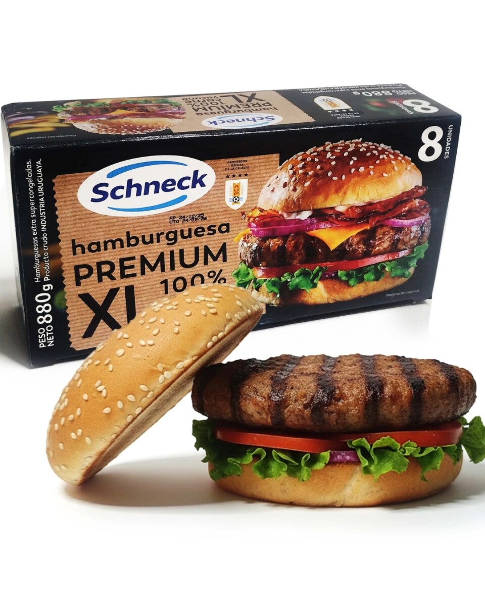 HAMBURGUESAS SCHNECK XL X8 