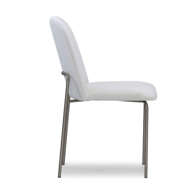 SILLA PATA DE HIERRO LACA CHOCOLATE LEVE - TELA BEIGE CLARA SILLA PATA DE HIERRO LACA CHOCOLATE LEVE - TELA BEIGE CLARA
