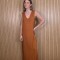 Vestido Mula Camel