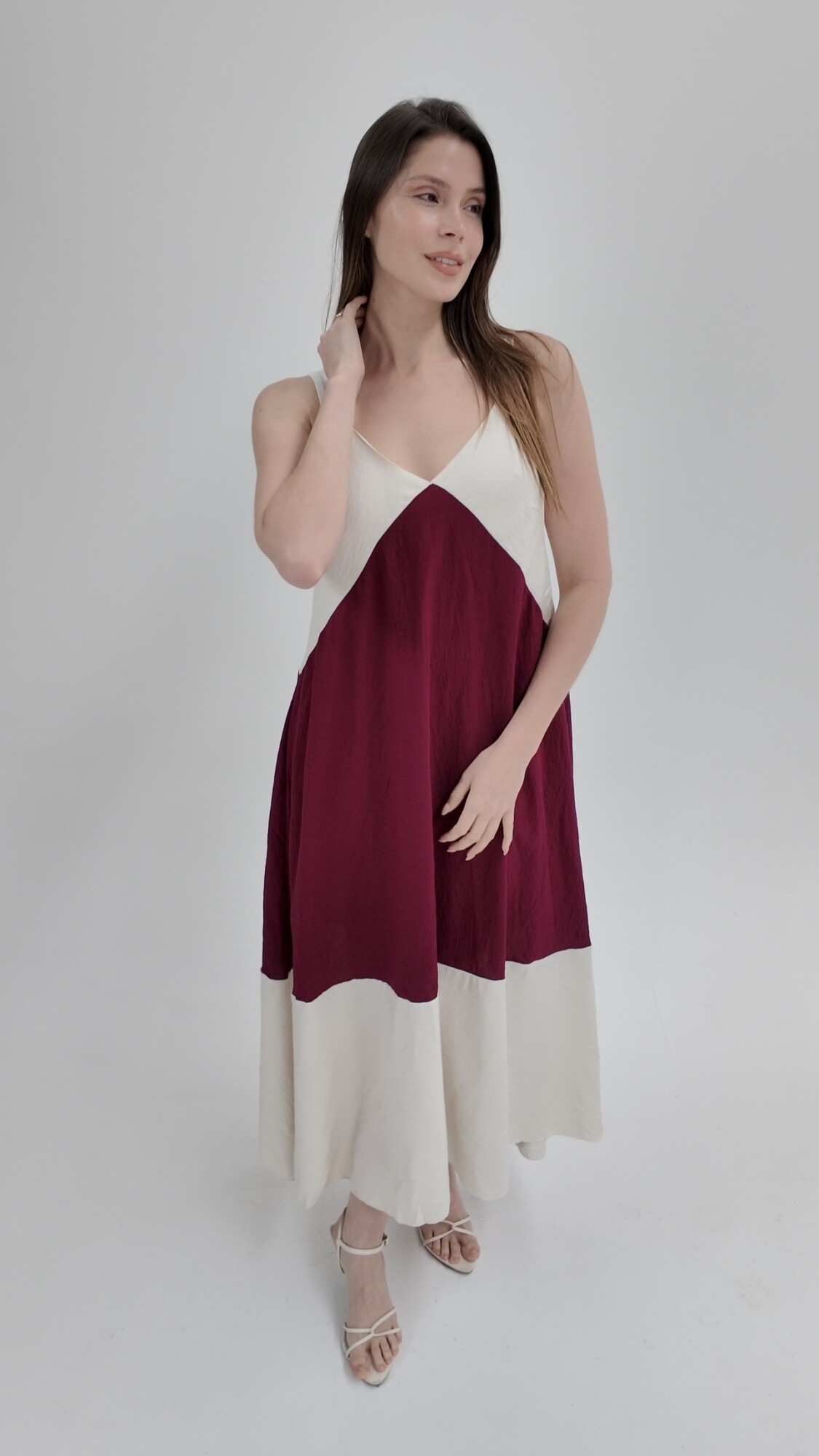 Vestido Sienna Bordó