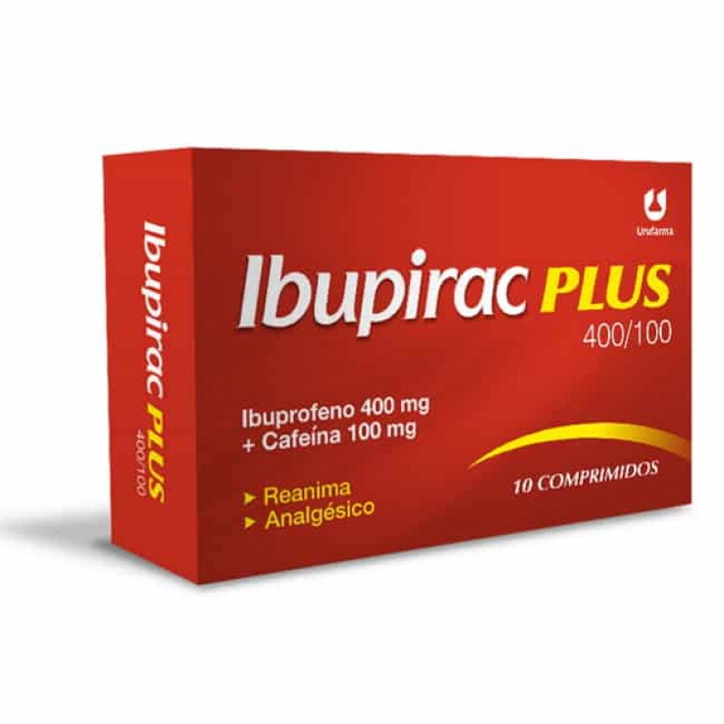 Ibupirac Plus Con Cafeína 400 Mg./50 Mg. 10 Comrimidos Ibupirac Plus Con Cafeína 400 Mg./50 Mg. 10 Comrimidos
