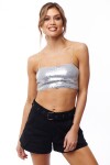 TOP IARA PLATEADO