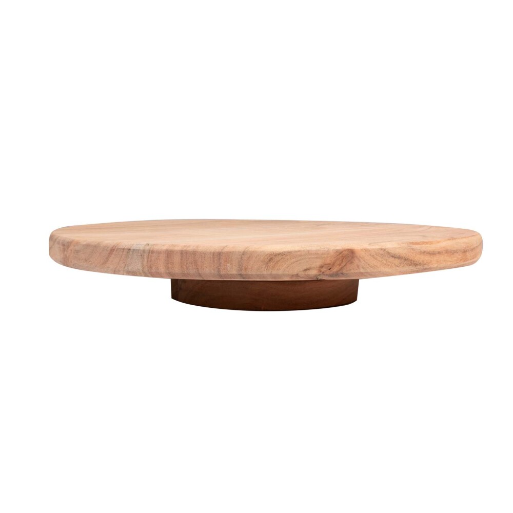 TABLA GIRATORIA MADERA-ACACIA NATURAL-BEIGE 8756