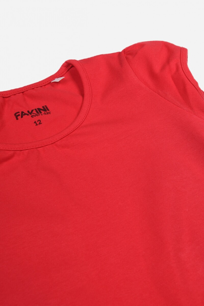 Remera para niñas ROJO CLARO