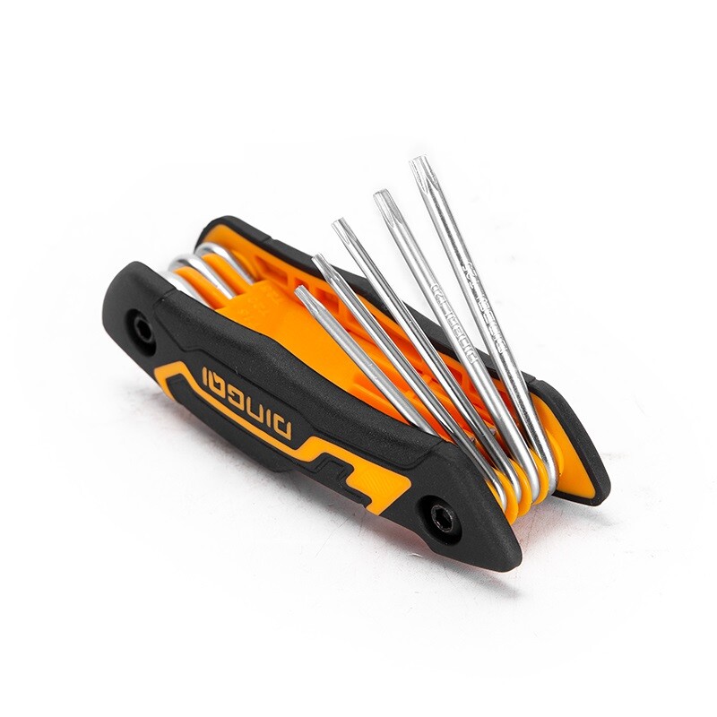 DINGQI JUEGO 8 PIEZAS LLAVES ALLEN TORX SET NAVAJA Dingqi Juego 8 Piezas Llaves Allen Torx Set Navaja