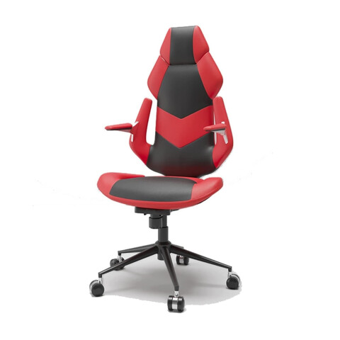 Silla Gamer Ergonómica Reclinable Con Apoya Brazos ROJO
