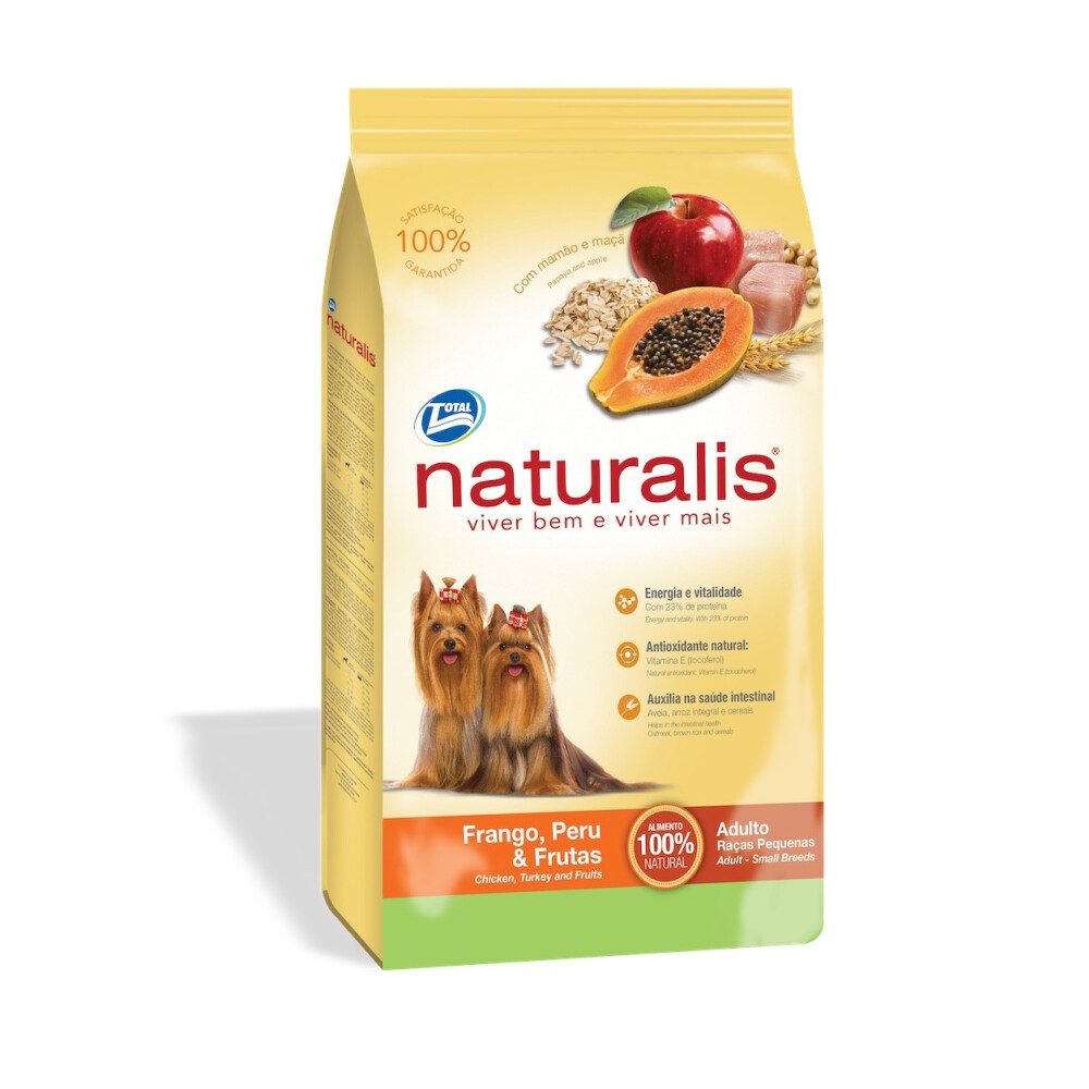 NATURALIS DOG ADULT SMALL BREED CHICKEN, TURKEY & FRUITS SB 2,5 kg. NATURALIS DOG ADULT SMALL BREED CHICKEN, TURKEY & FRUITS SB 2,5 kg.