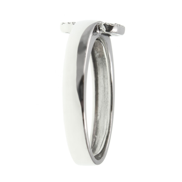 Anillo Belt de oro blanco 18k con brillantes Anillo Belt de oro blanco 18k con brillantes