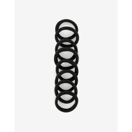 Set De Gomitas Elásticas Negro