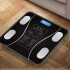 Balanza Baño Smart 180 Kg Bluetooth App Celular Mide Imc Variante Color Negro