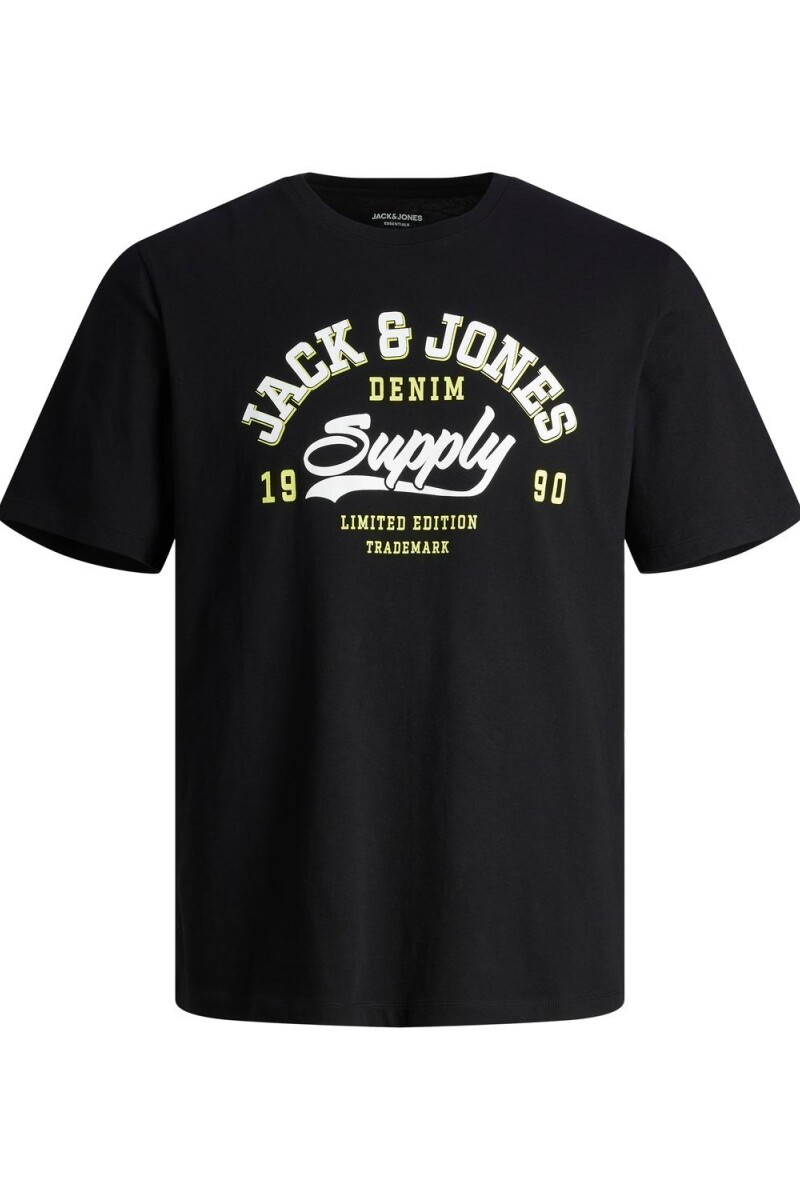 Camiseta Logo Clásica Con Logo Black
