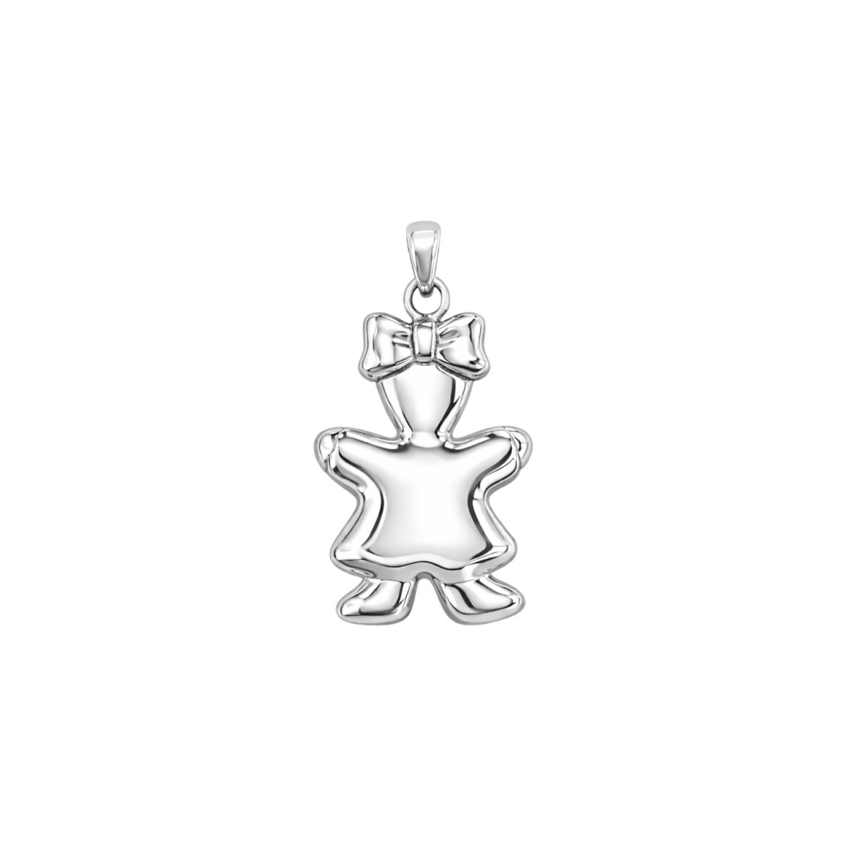 Dije Colgante Niña-Plata 925 Inflada-Sin Piedra-CP3919 - sinpiedra 