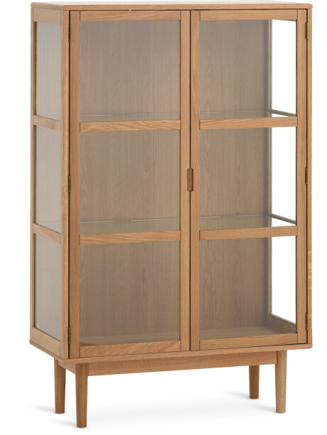 Vitrina VESTERBY baja 2 puertas roble nat Vitrina VESTERBY baja 2 puertas roble nat