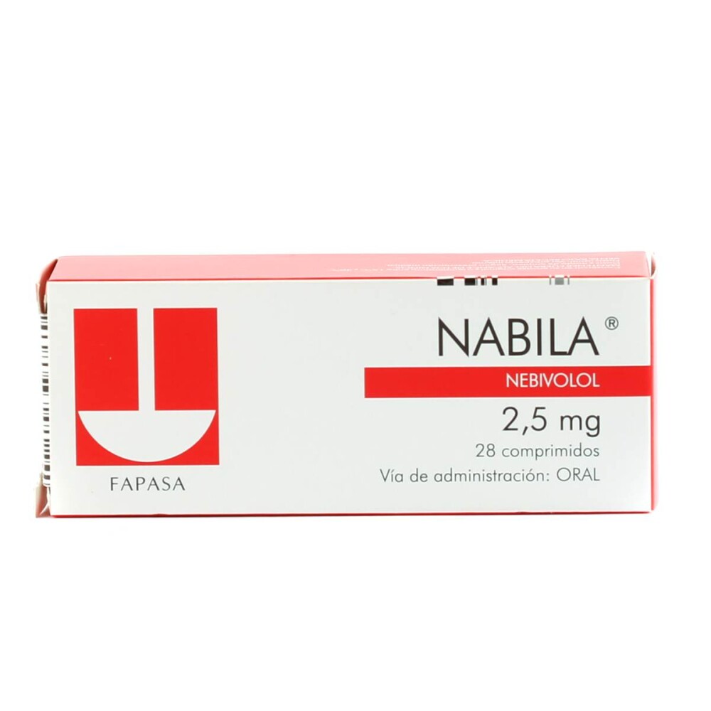 NABILA 2,5 MG. CJ X 28 COMP. única