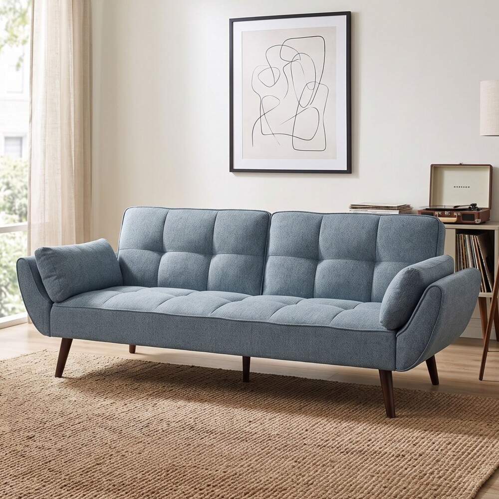 Sillón Cama 3 Cuerpos Retráctil - Frida Azul