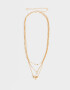 Collares Cortos De inicial Collar Corto De Inicial "p" - Dorado