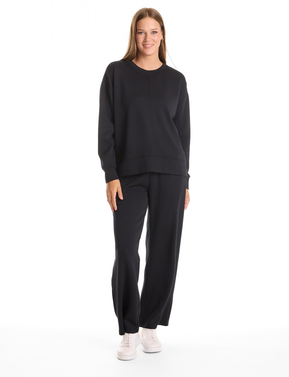 Jogger Basico Recto - Negro 