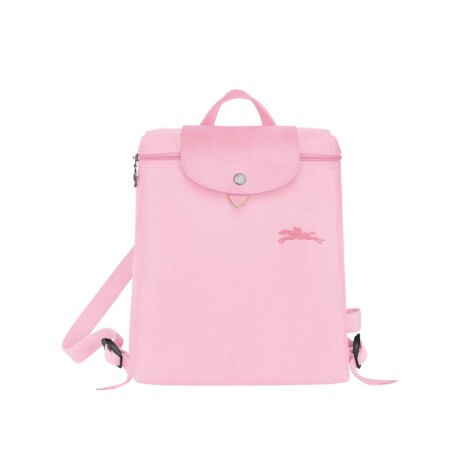 Longchamp -Mochila Longchamp plegable de nylon con cierre, Le pliage M Rosado