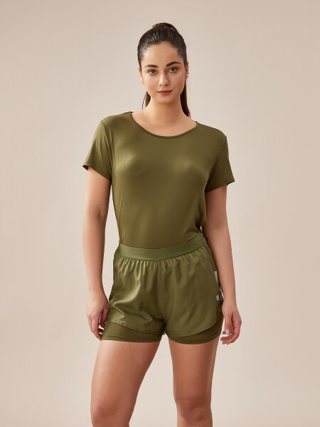 SHORT SWITZER VERDE MILI