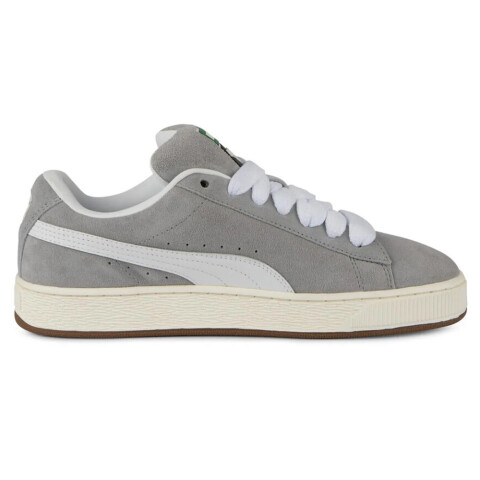 Zapatillas Puma Suede XL Unisex Gray Echo-Puma White-Puma Gold