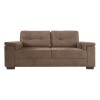 Sillón Sofá Luares 3 Cuerpos Tela Chocolate Sillón Sofá Luares 3 Cuerpos Tela Chocolate