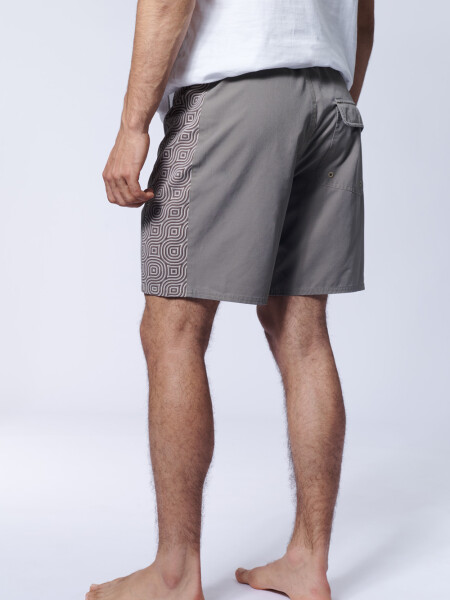 Short de baño Lateral Tostado
