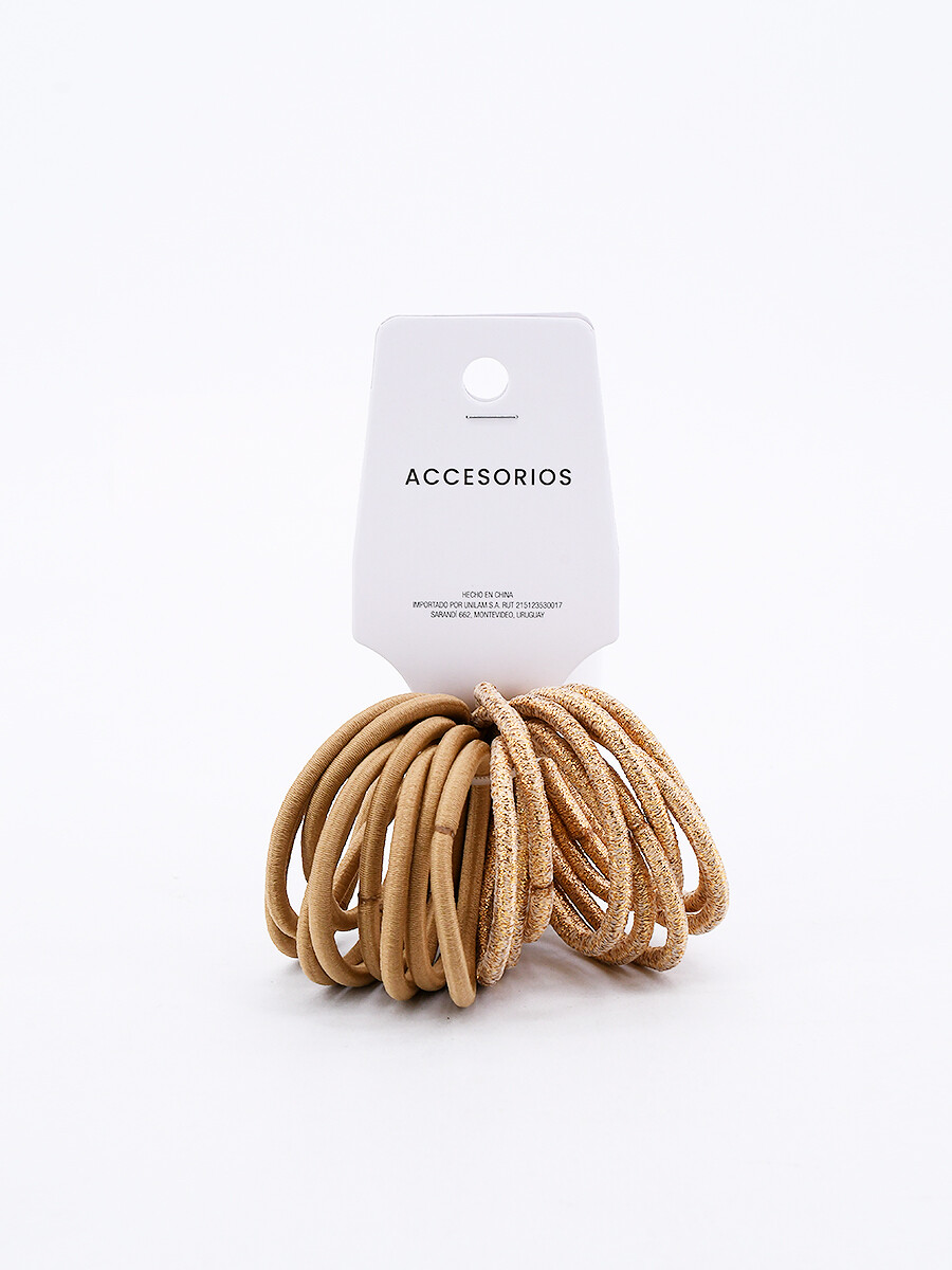 COLEROS PACK X 18 - BEIGE 