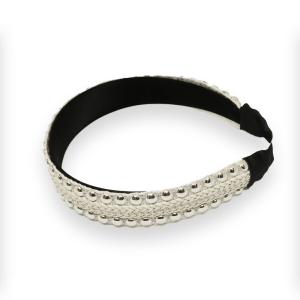 TIARA CON PERLAS AUDREY BLANCA