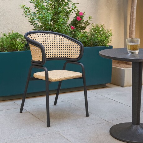 SILLA DE EXTERIOR LUNA Natural