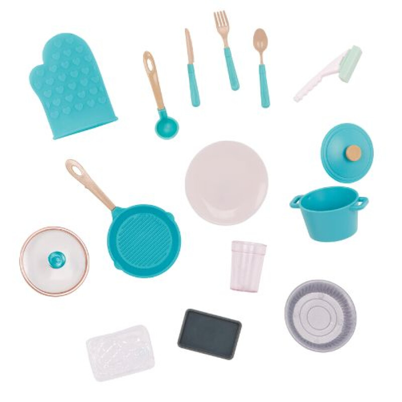 Set De Cocina Gourmet c/acc - Rosa - Our Generation Set De Cocina Gourmet C/acc - Rosa - Our Generation