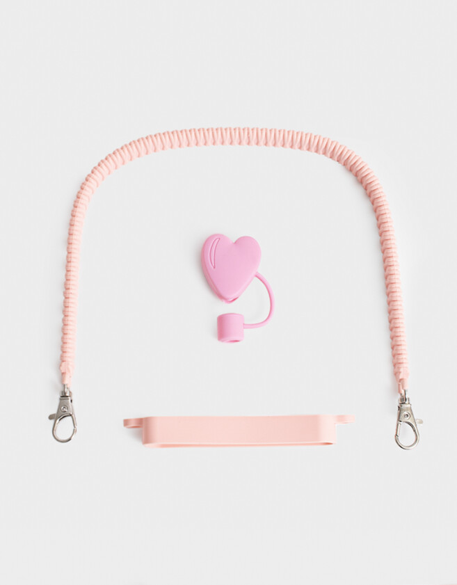 Rega Varios Liso Set De Accesorios Para Vaso - Rosa Claro