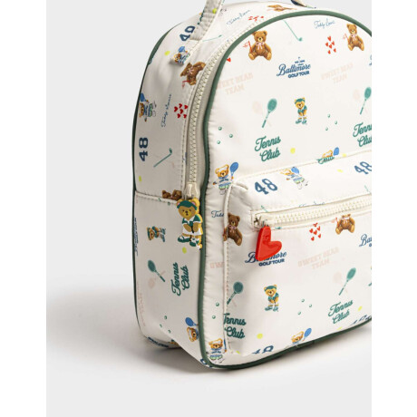 Mochilas y Carteras Infantiles Blanco Crudo
