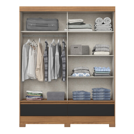 Ropero 2 puertas corredizas - 2 cajones - Producto flex Ropero 2 puertas corredizas - 2 cajones - Producto flex